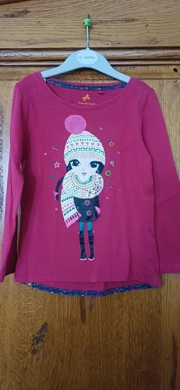 Lange mouw T-shirt merk palomino maat 5 jaar – photo 2